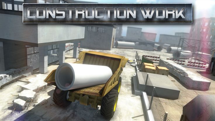 工地倾卸卡车停车大挑战 免费游戏截图