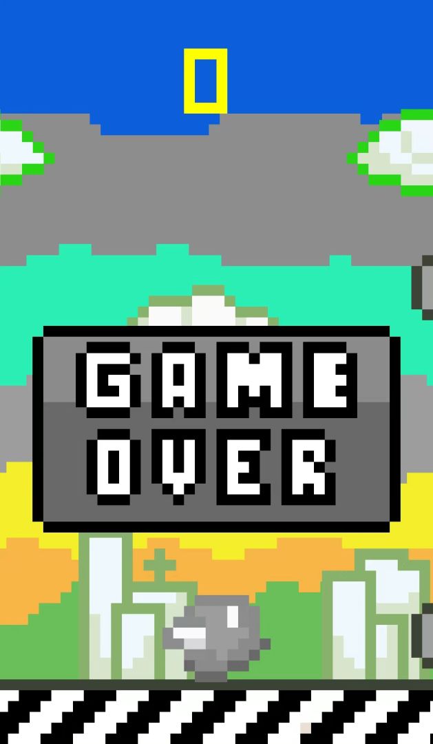 像素小鸟游戏截图