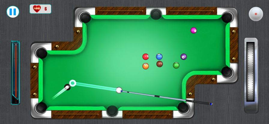 台球 斯诺克 8 球池游戏截图