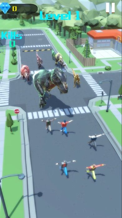 恐龙城市大战.Dinosaur Rampage游戏截图