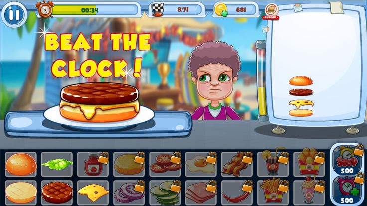 Burger Shop: Fast Food Games游戏截图