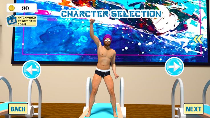 真实 夏季 游泳 游泳池 比赛游戏截图