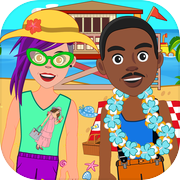 假装玩沙滩生活：有趣的小镇野餐游戏icon