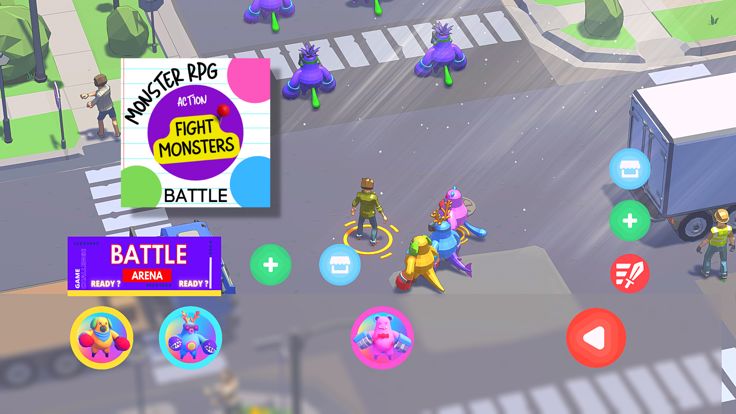 Monster catch city quest pet游戏截图