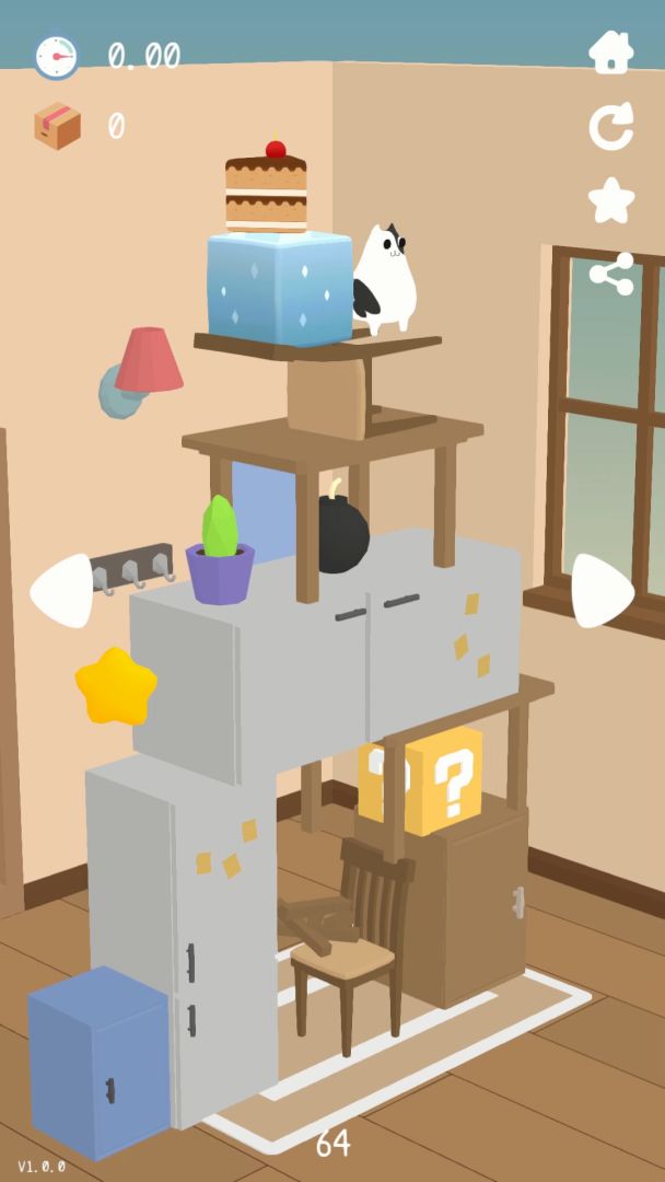 猫咪掉下来啦游戏截图