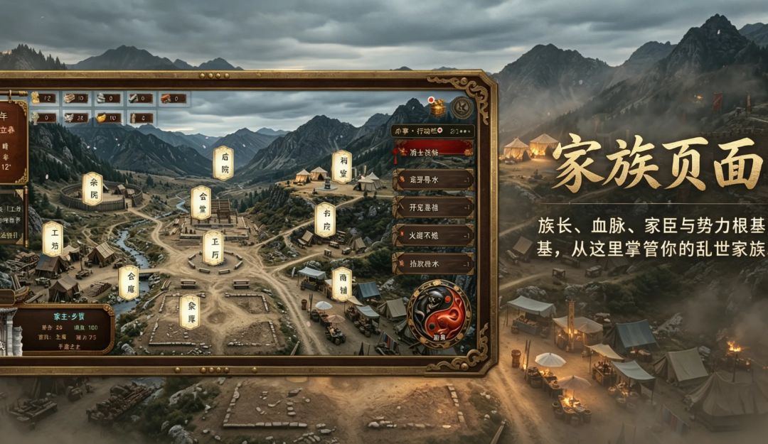 家族模拟·明末人生游戏截图