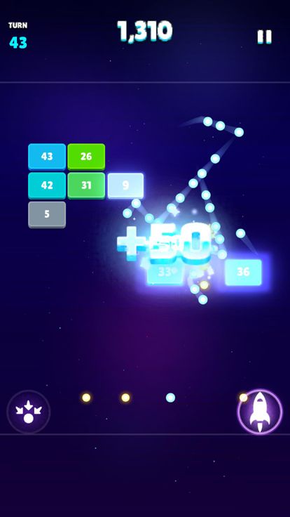 方块破坏王 - 物理弹球打砖块游戏截图