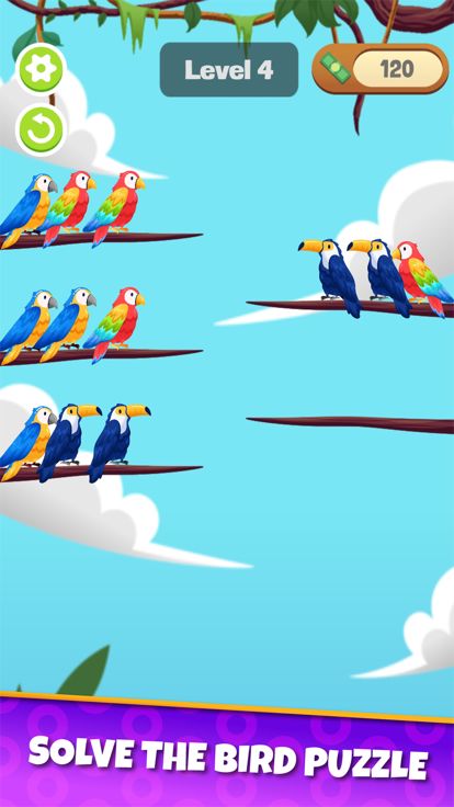 鸟类分类谜题:分类游戏游戏截图