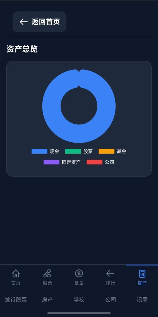 模拟股票基金游戏截图