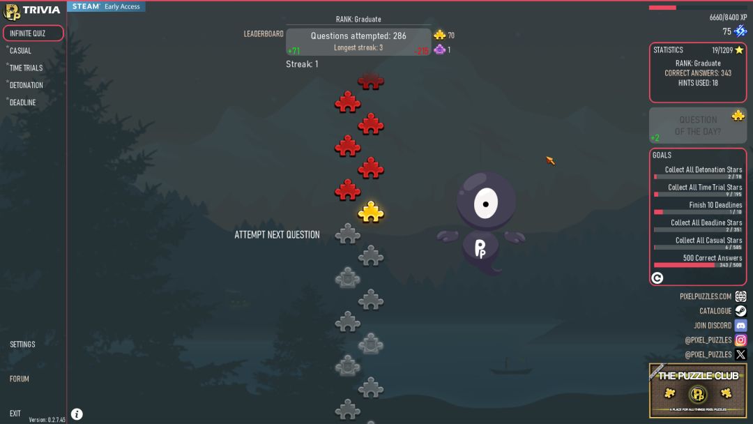 Pixel Puzzles Trivia游戏截图