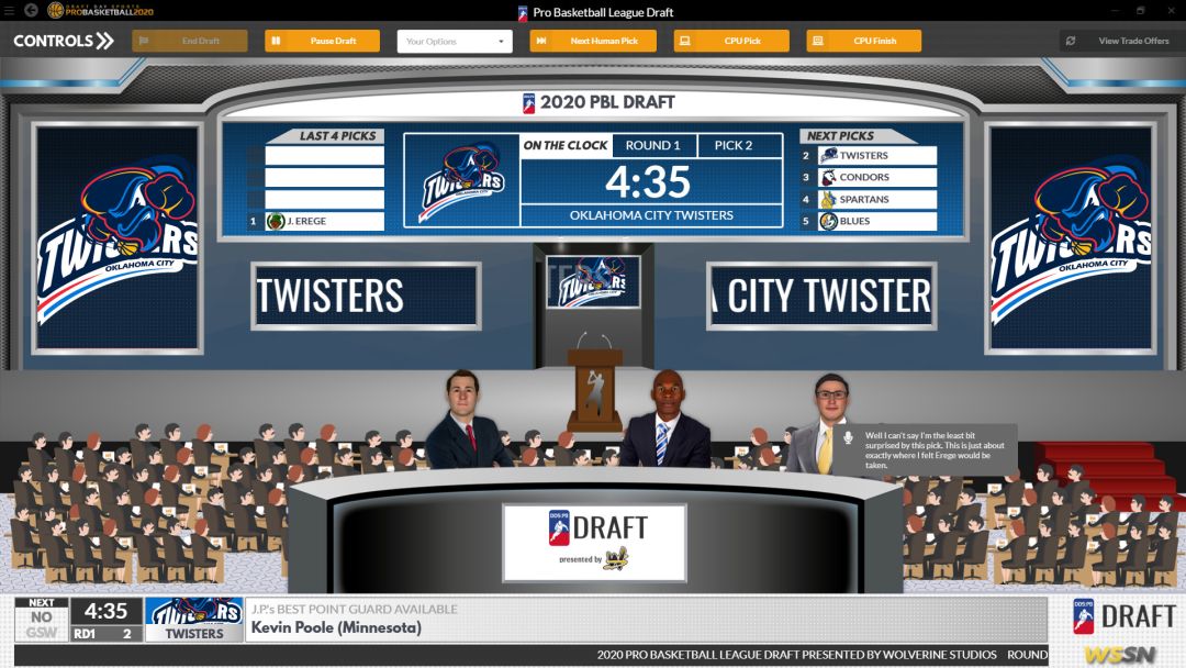 Draft Day Sports: Pro Basketball 2020游戏截图