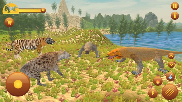 Mutant Reptile Komodo Dragon游戏截图