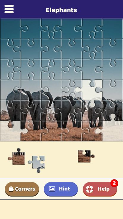Elephant Love Puzzle游戏截图