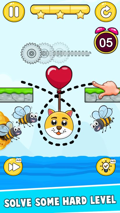 Animal Rescue : Draw To Save游戏截图