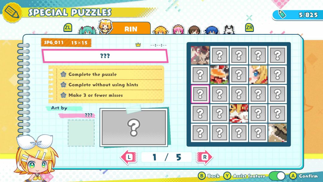 Hatsune Miku Logic Paint S+游戏截图