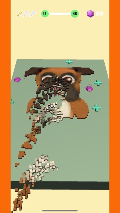 PIXEL CUTTING ASMR SATISFYING游戏截图