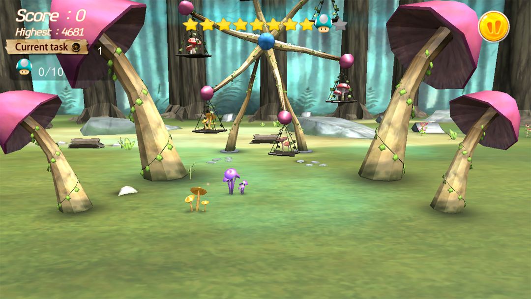 采蘑菇大赛游戏截图