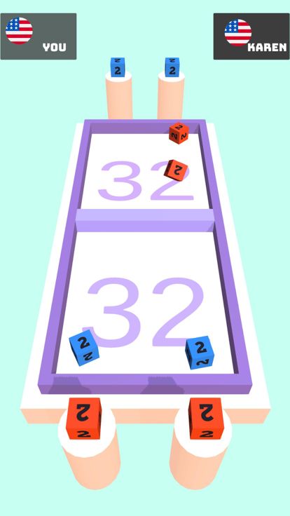 Dice Merge 2048游戏截图