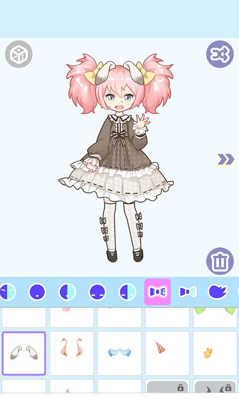 可爱的动漫换装游戏截图
