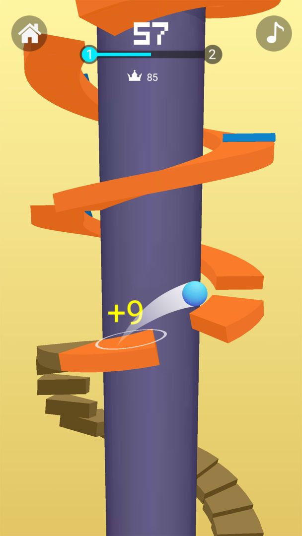 球球跳跳塔游戏截图