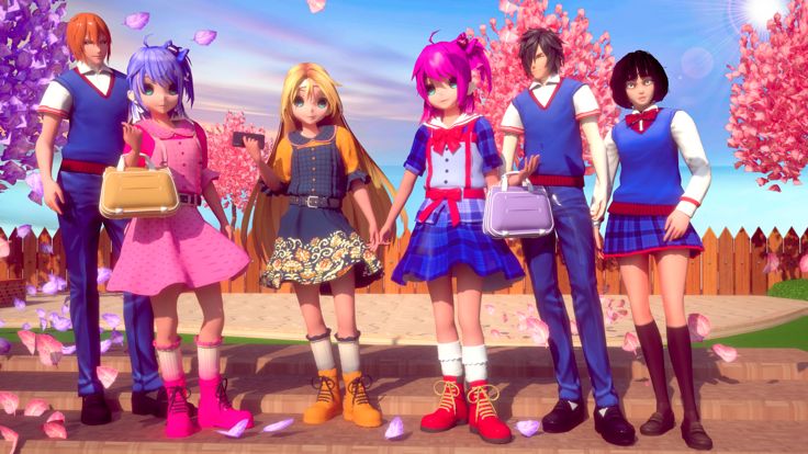 我的动漫女孩爱情人生故事游戏截图