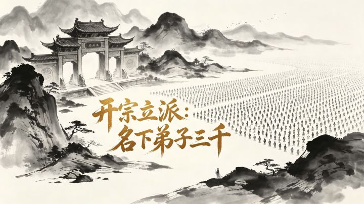 开宗立派：名下弟子三千 截图