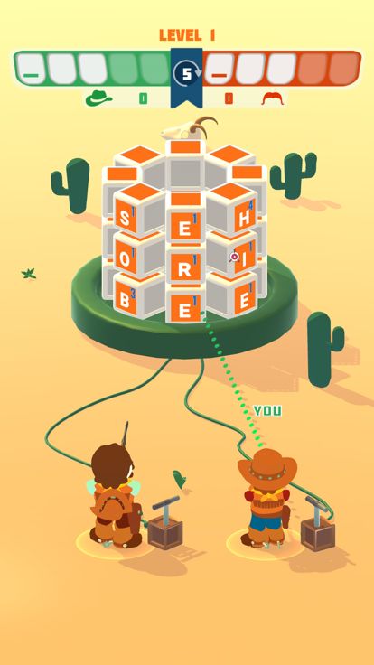 Cowboy Word Duel游戏截图