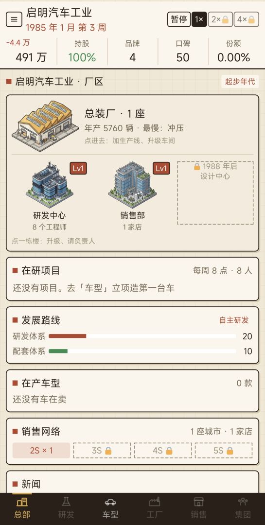 科技汽车帝国游戏截图