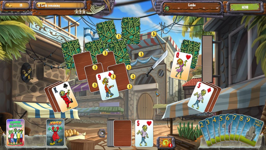 Zombie Solitaire 2 Chapter 3游戏截图