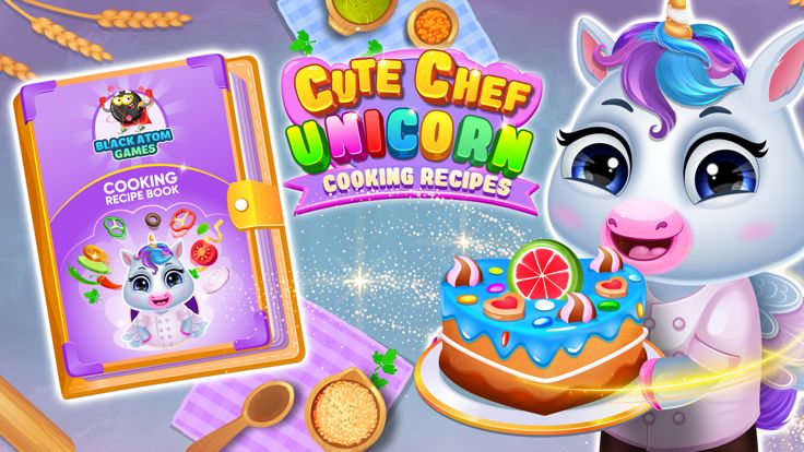 Cute Chef Unicorn Cook Recipes游戏截图