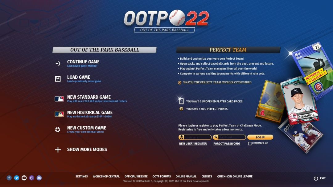Out of the Park Baseball 22游戏截图