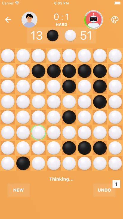 黑白棋 奥赛罗 翻转棋游戏截图