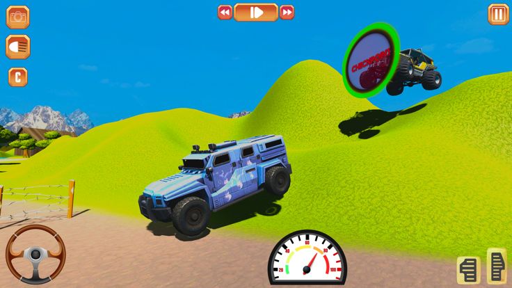 越野吉普车驾驶和停车游戏截图