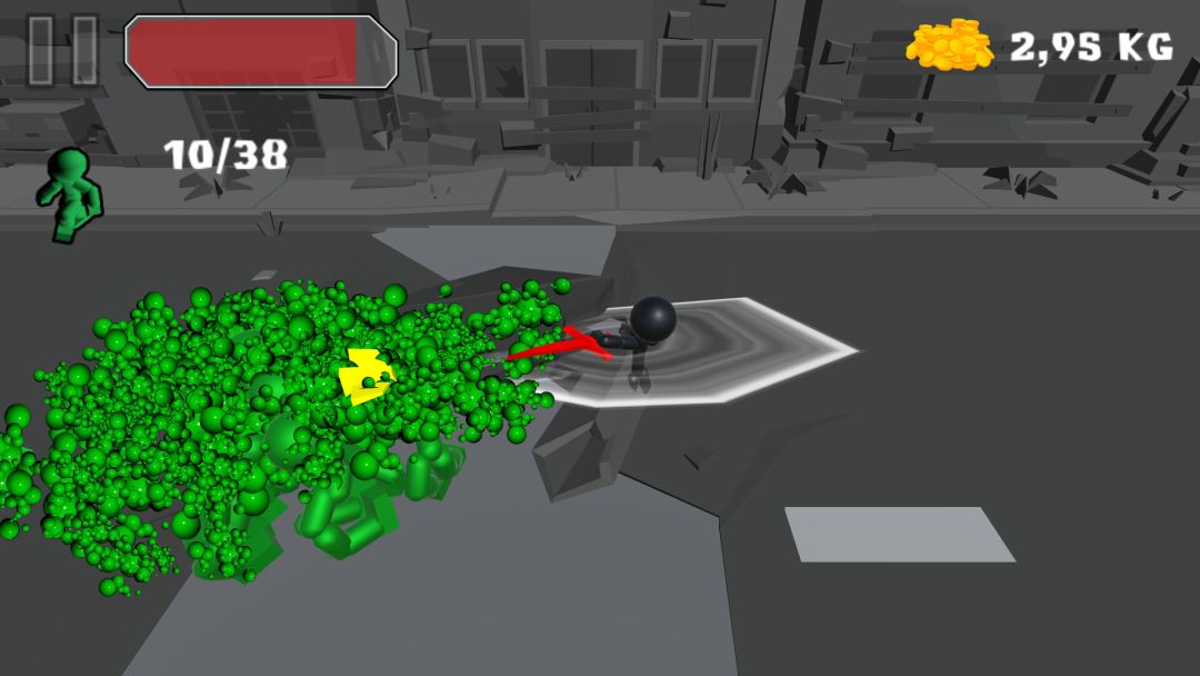 Stickman Killing Zombie游戏截图