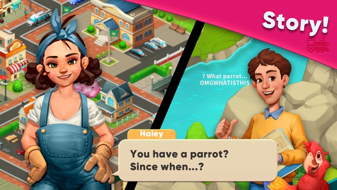 Merge train town (Merge Trees)游戏截图