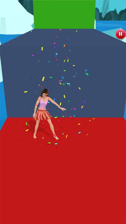 金钱女孩运行 3D游戏截图