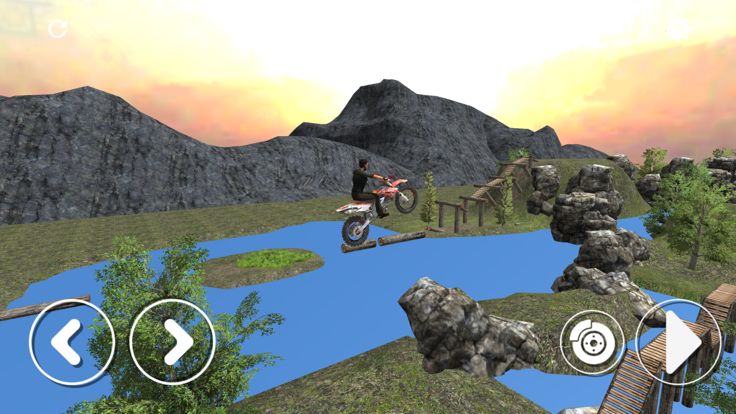 极限特技越野摩托车-模拟王牌竞速赛车游戏疯狂漂移极品飞车比赛游戏截图