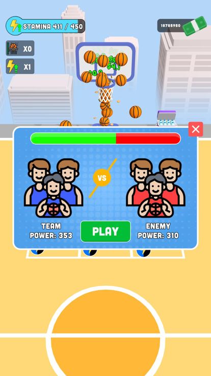 My Basketball Team游戏截图