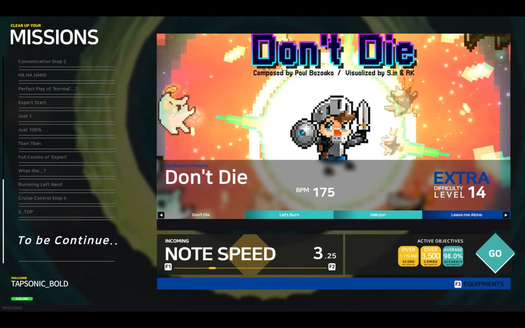 TAPSONIC BOLD游戏截图