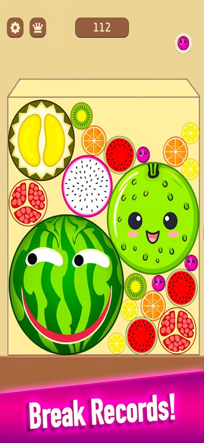 Watermelon Fruit Merge Game游戏截图