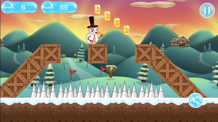 Island Snowman Runner游戏截图