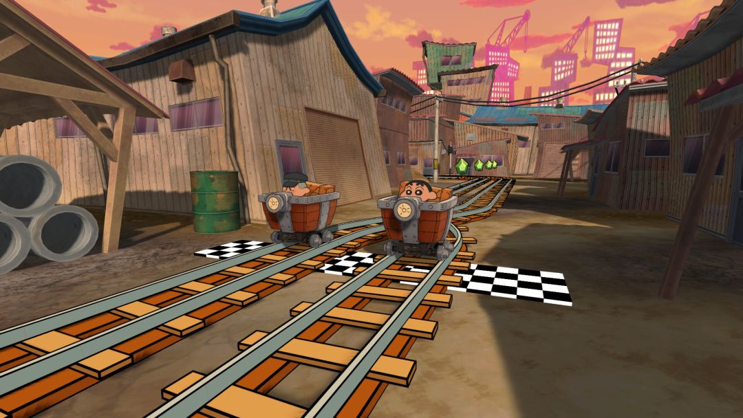 蜡笔小新“煤炭镇的小白”游戏截图