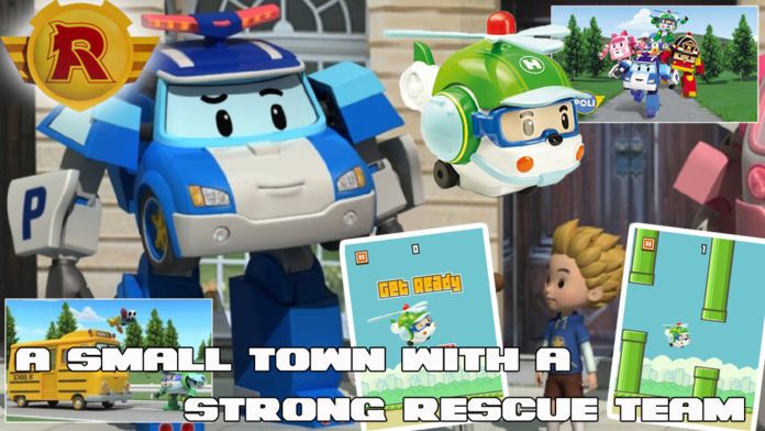 Robocar Poli 2014 - Helly Tiny helicopter - Kids Game游戏截图