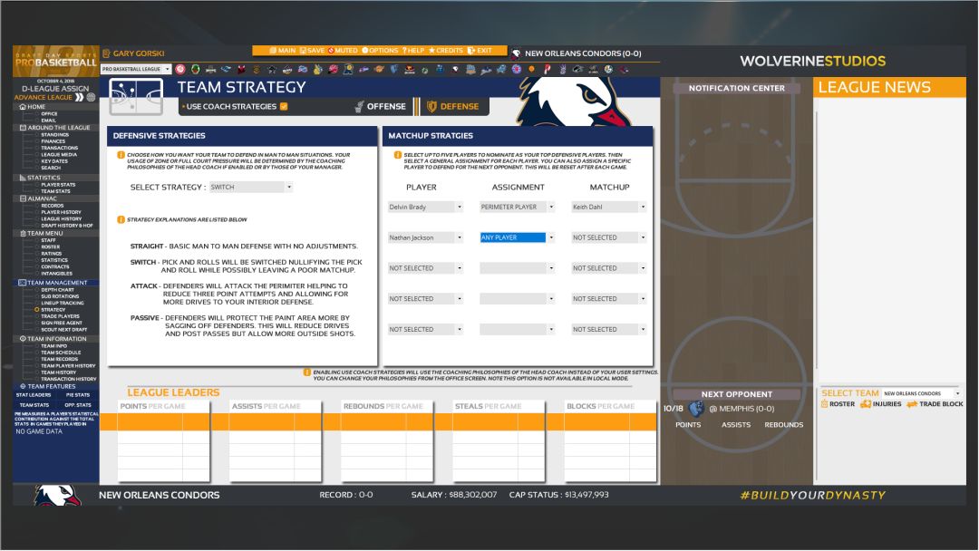 Draft Day Sports: Pro Basketball 2019游戏截图