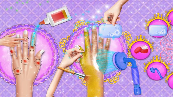 美甲化妆水疗中心游戏截图