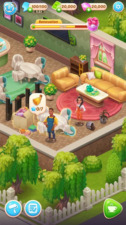 Merge Passion: Love Decor游戏截图