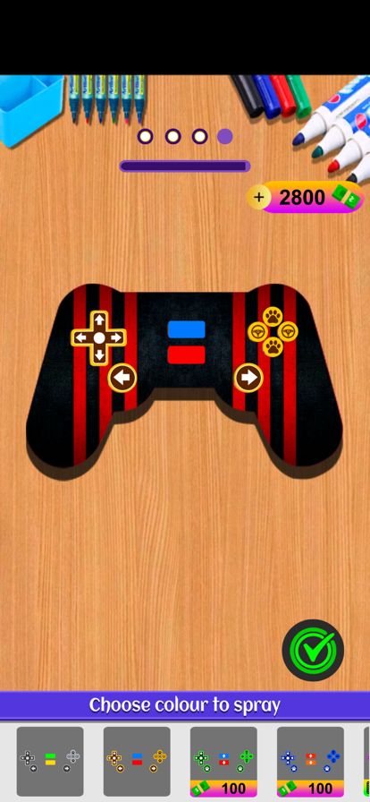 Diy Joystick Spray Paint Art游戏截图