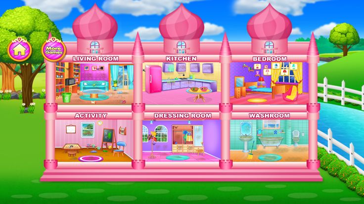 Doll House Design And Cleanup游戏截图