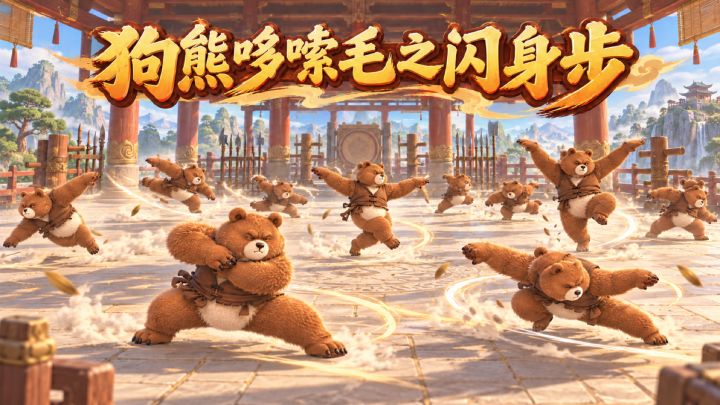 狗熊哆嗦毛之闪身步 封面