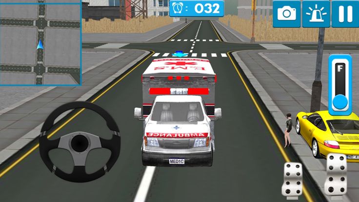 Ambulance Driver 3D Simulator Parking游戏截图